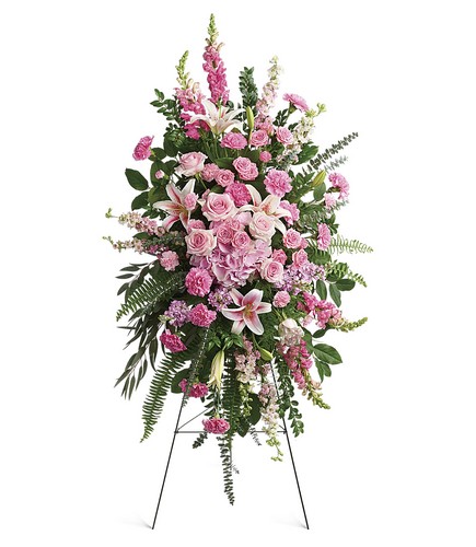 Glorious Farewell Spray from Racanello Florist in Stamford, CT